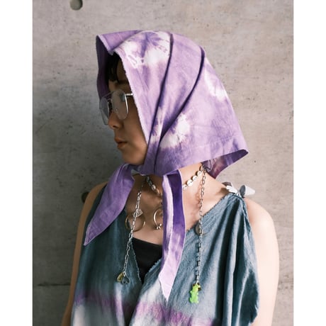 tie-dye bandanna / lavender