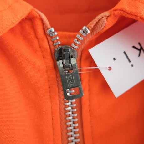 orange big jacket