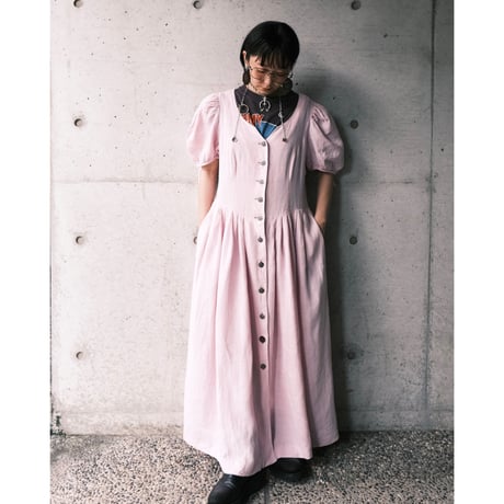 Tyrolean dress with flower buttons