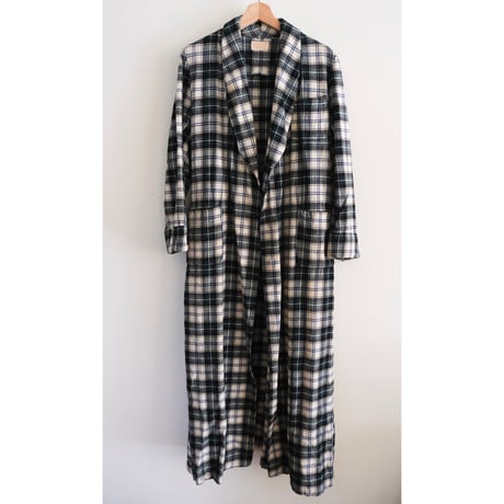 “PENDLETON” check wool lounge robe