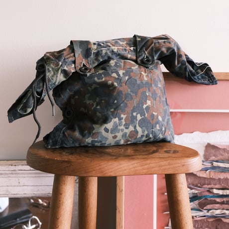 German army / tent sheet porch and cape with hood