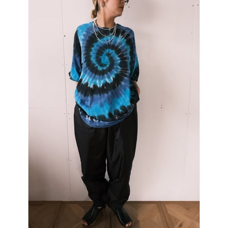 tie-dye big tee / blue