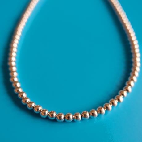 navajo perl necklace / 4mm