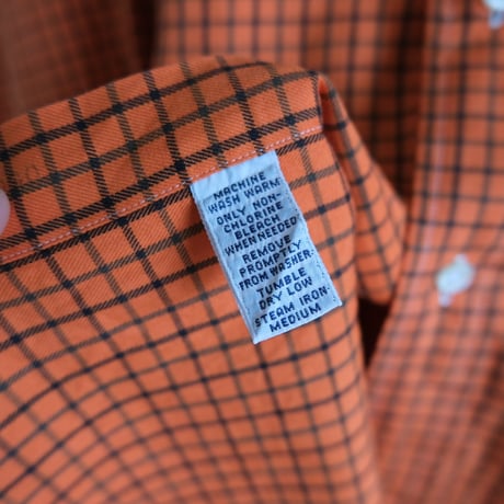 RalphLauren / orange check shirts