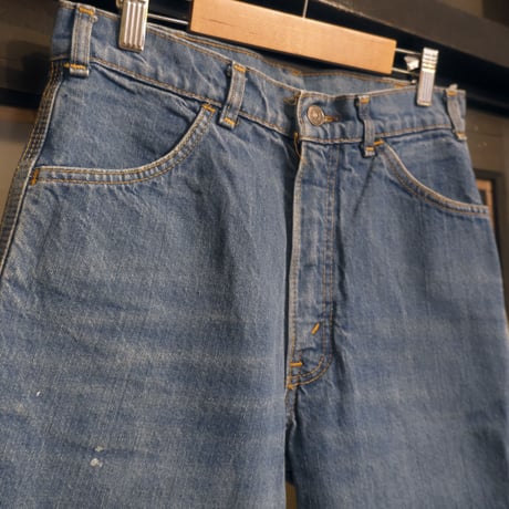 70s orange tab Levi's flare denim