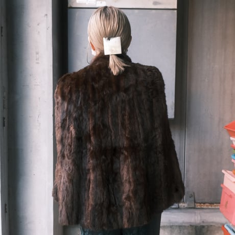 vintage fur cape
