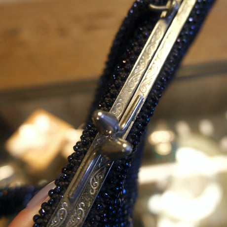 vintage beads hand bag