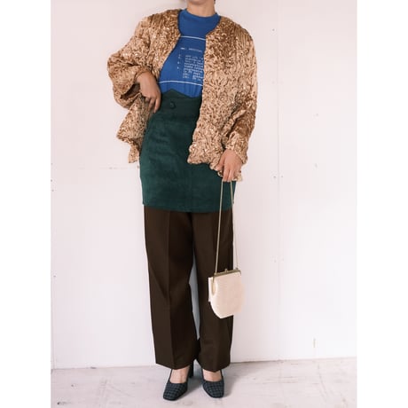 spangle jacket / champagne gold