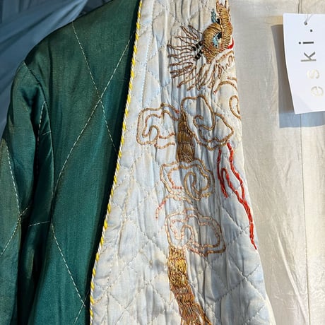 vintage / quilting china gown