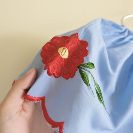 remake embroidery tops