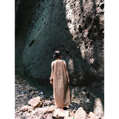 eski.  original dress / overdye "brown"
