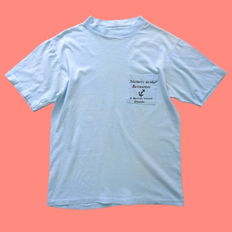 Hanes / pocket tee /blue