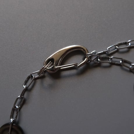eski. original shell chain necklace "wood doll"