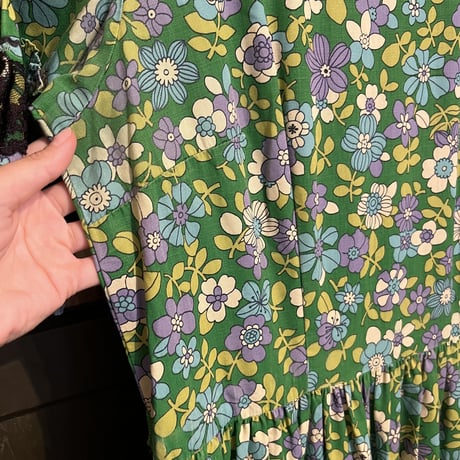 50-60s vintage / "Faye Creations" tiered dress