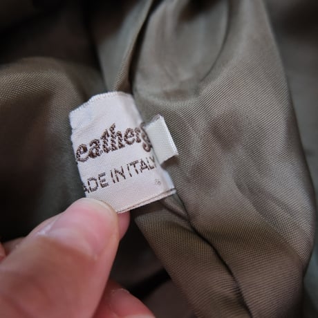 made in Italy / design leather jacket