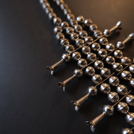 navajo "PhillGarcia" / squash blossom naja necklace