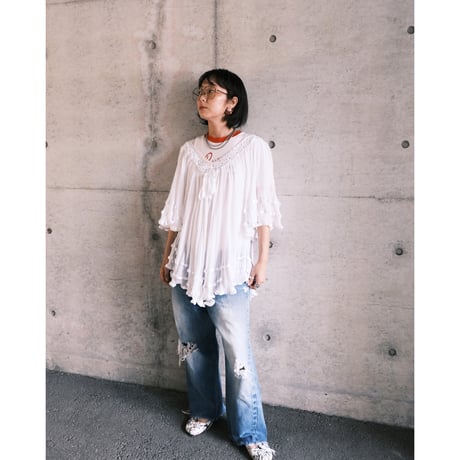 Greece blouse / white