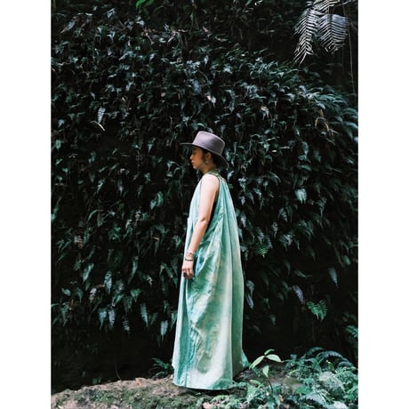 eski.  original dress / overdye "green"