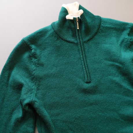 BrooksBrothers / half zip knit