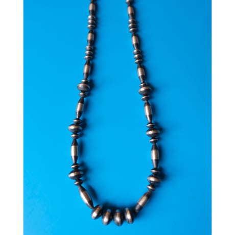 navajo / silver beads mix necklace