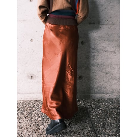 terracotta skirt