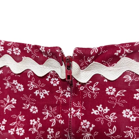 〜70s flower print dress