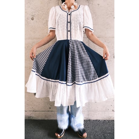 gingham check dress