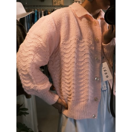 hand knit cardigan