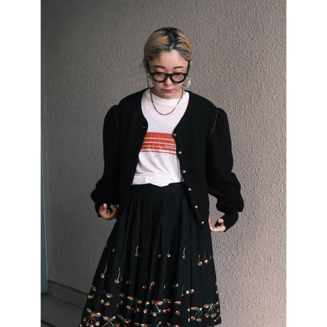 black tyrol cardigan