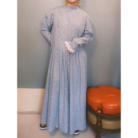 60-70s vintage flower dress