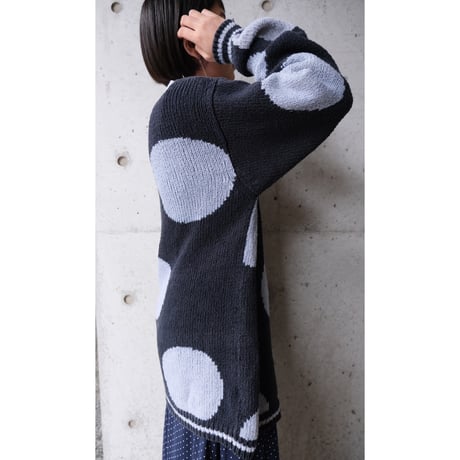 dot cotton knit