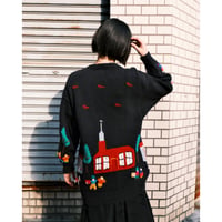 3D cotton knit "church"