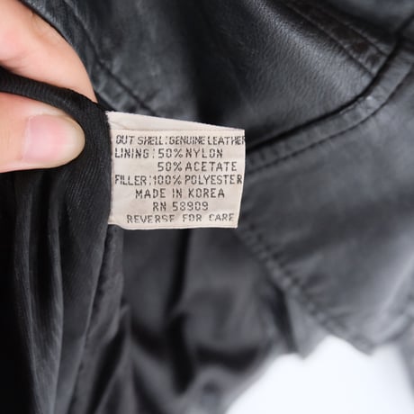 double leather riders jacket