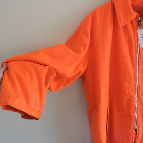 orange big jacket
