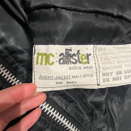 reversible / MA-1 type nylon jacket