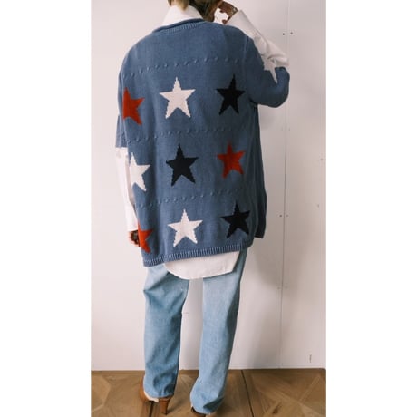 "star" cotton knit