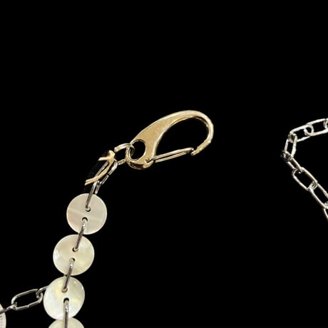 eski. original shell chain necklace "pot&cup"