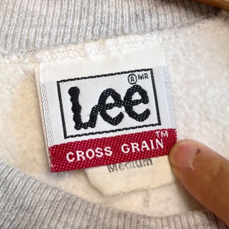 LEE print sweat / made in USA