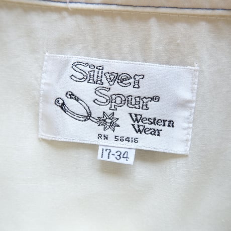 western shirt / white