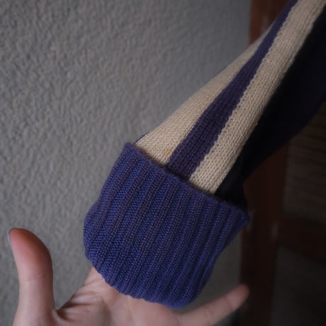 vintage lettered knit