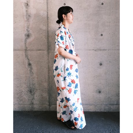 flower print gown