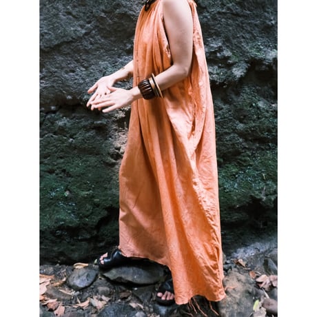 eski.  original dress / overdye "orange"