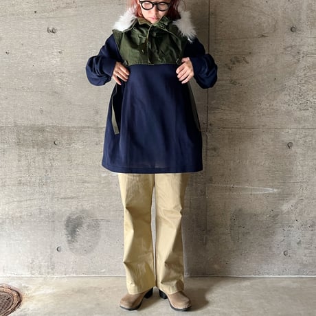 80s USNavy / "dead stock" A-1 hood vest