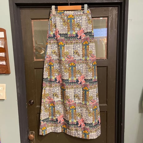 〜70s flower skirt