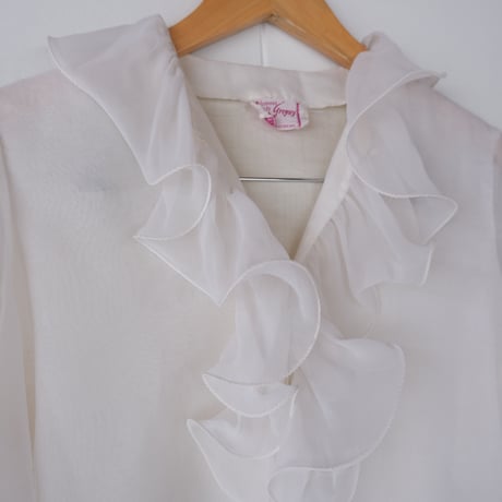 〜70s frill blouse
