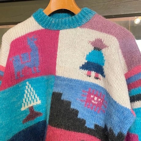 "girl&house" illust knit