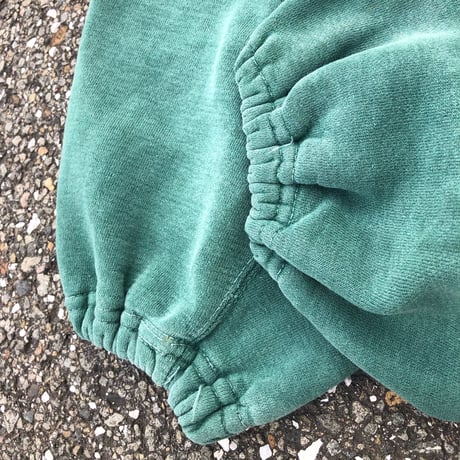 60s〜 unknown vintage / fade green sweat pants