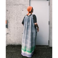 eski.  original dress / overdye × hand paint "gradation"
