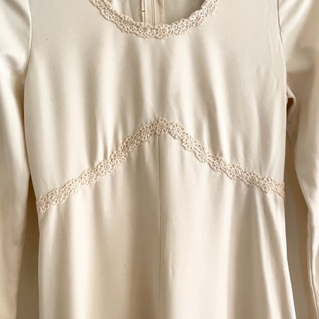 〜70s ivory dress