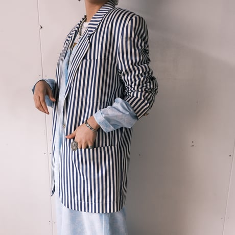 Liz Claiborne / stripe jacket